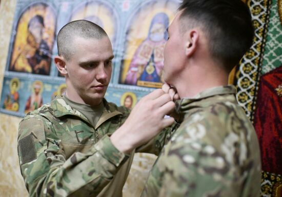 Russia Ukraine Military Operation Easter Service