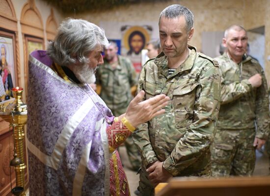 Russia Ukraine Military Operation Easter Service