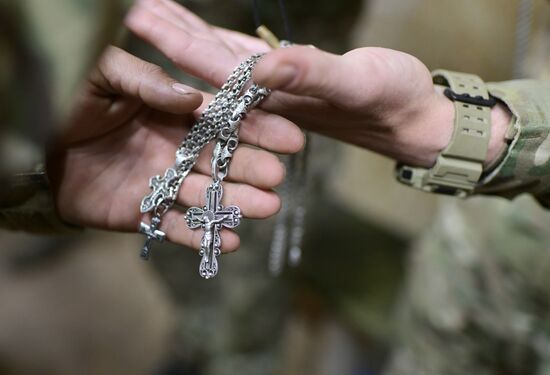 Russia Ukraine Military Operation Easter Service