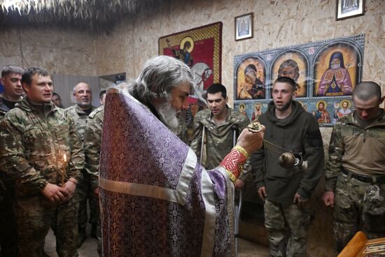 Russia Ukraine Military Operation Easter Service