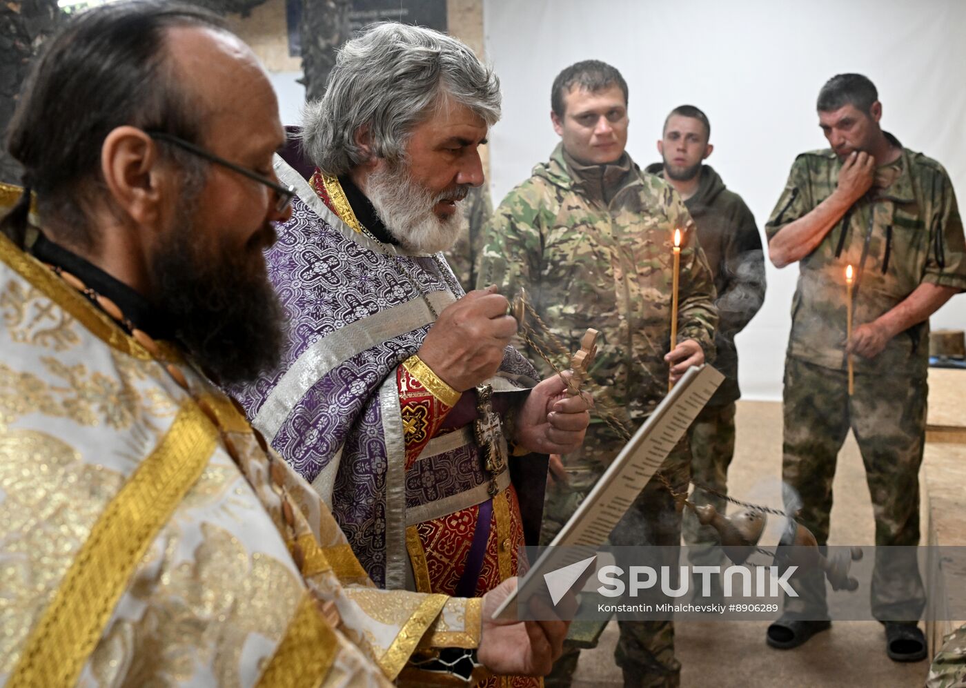 Russia Ukraine Military Operation Easter Service
