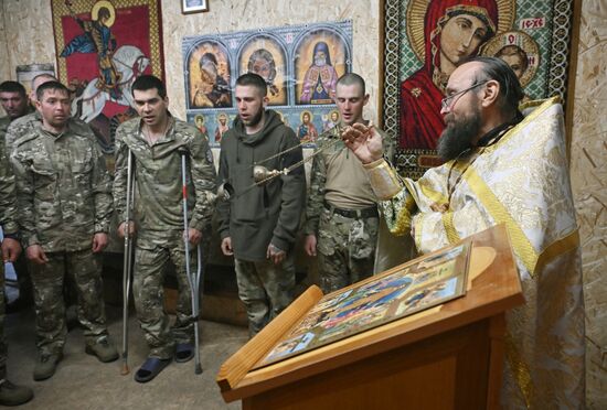 Russia Ukraine Military Operation Easter Service