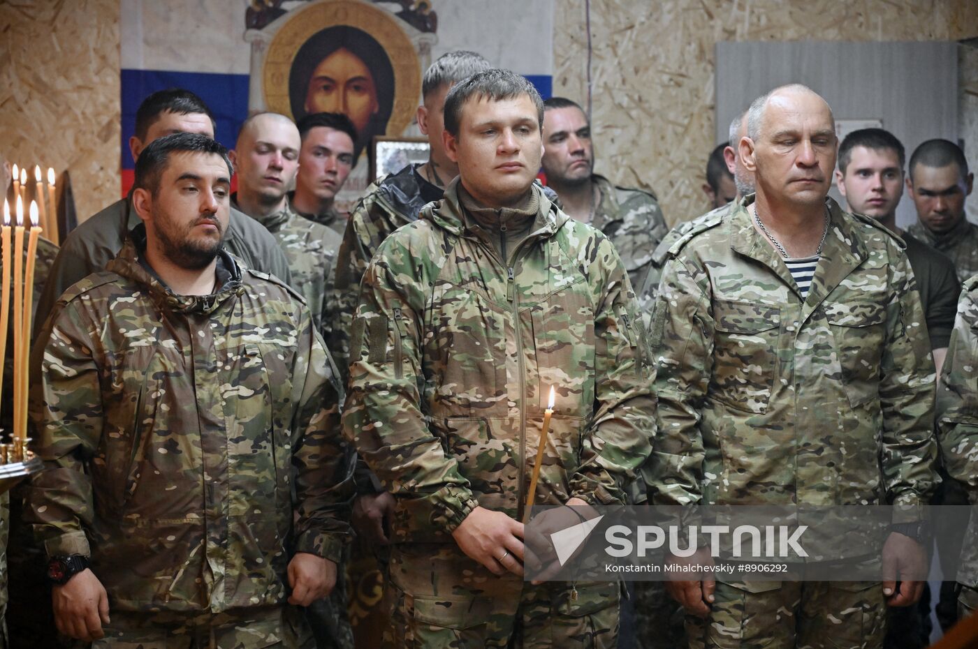 Russia Ukraine Military Operation Easter Service
