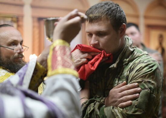 Russia Ukraine Military Operation Easter Service