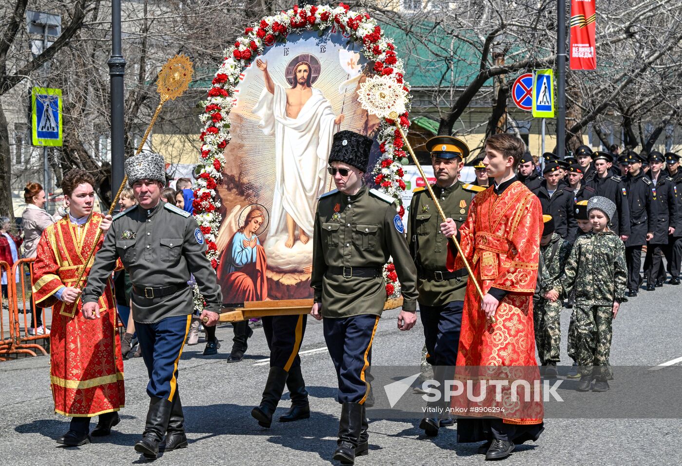 Russia Religion Orthodox Easter Celebrations