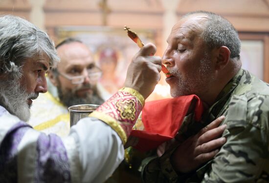 Russia Ukraine Military Operation Easter Service