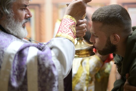 Russia Ukraine Military Operation Easter Service