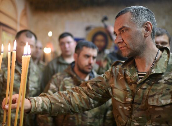 Russia Ukraine Military Operation Easter Service