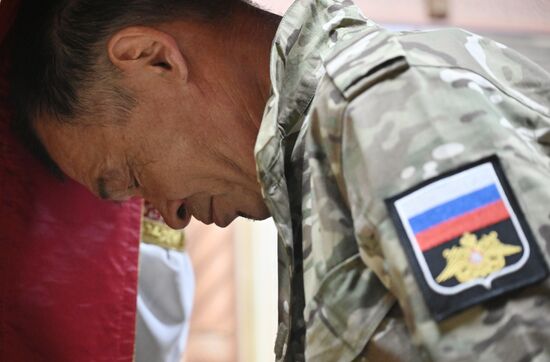 Russia Ukraine Military Operation Easter Service
