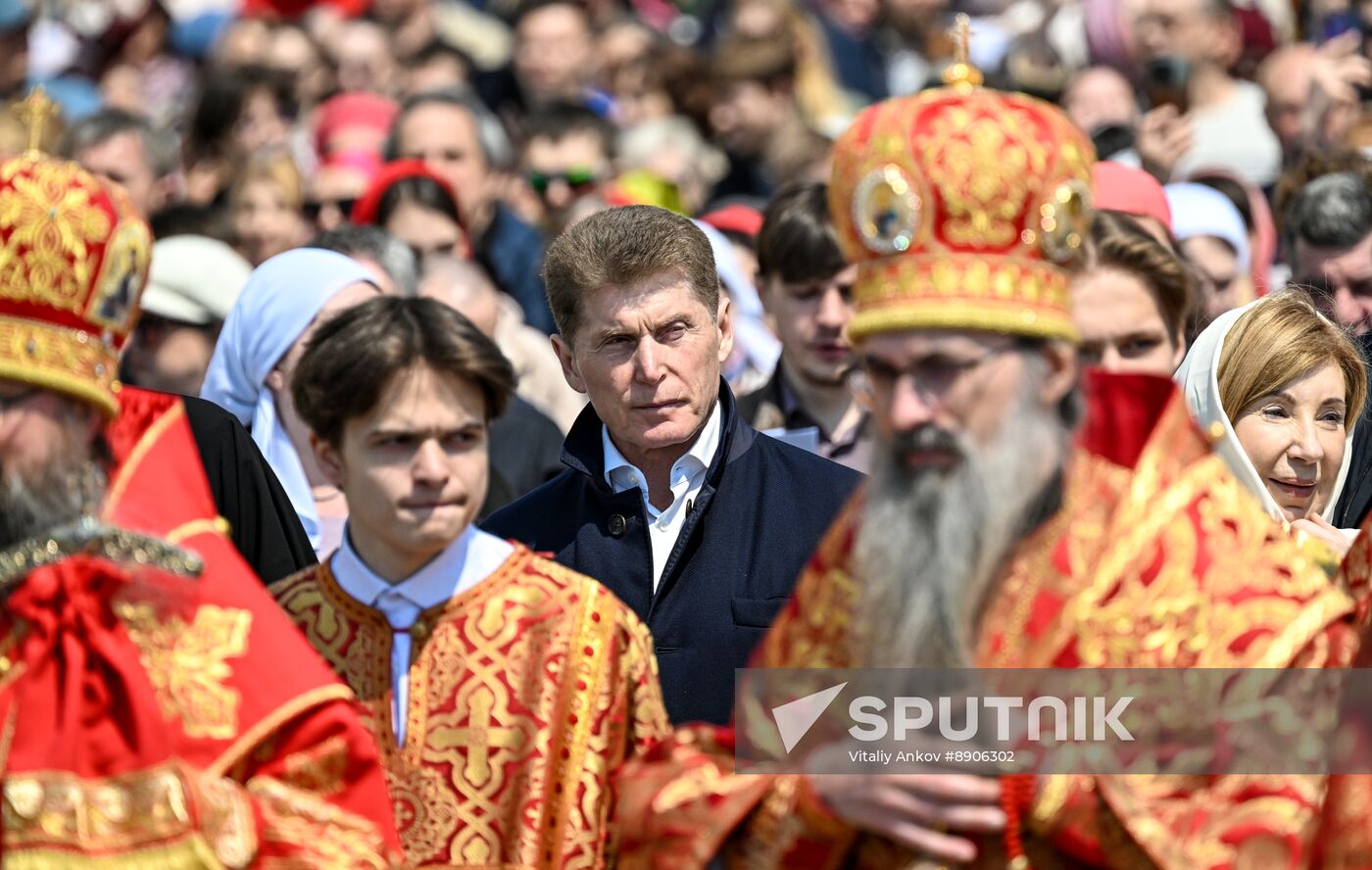 Russia Religion Orthodox Easter Celebrations