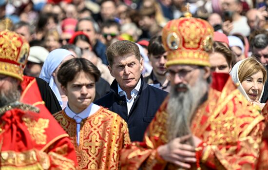 Russia Religion Orthodox Easter Celebrations
