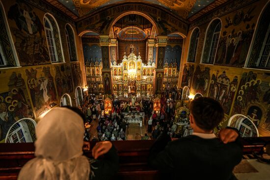 Russia DPR Religion Orthodox Easter