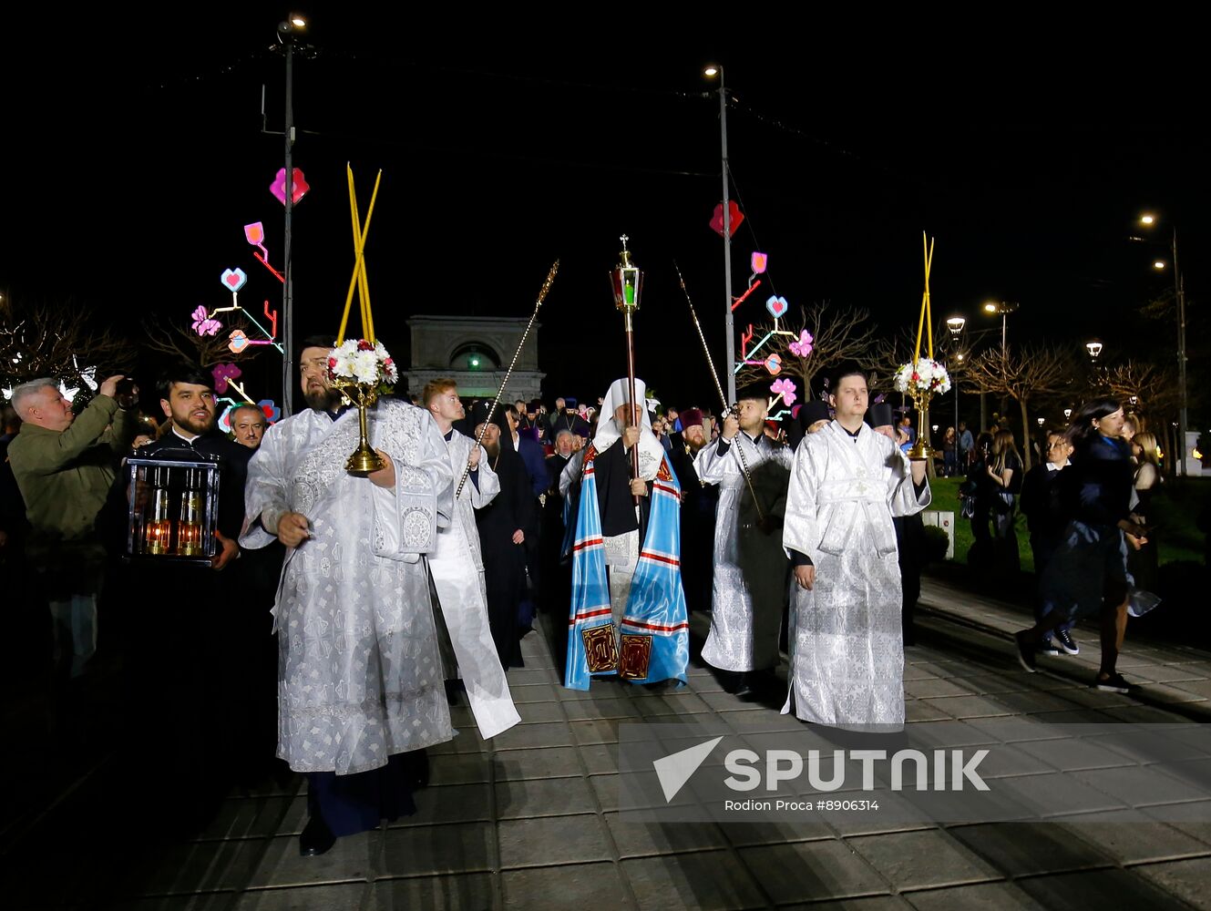 Moldova Religion Orthodox Easter Holy Fire
