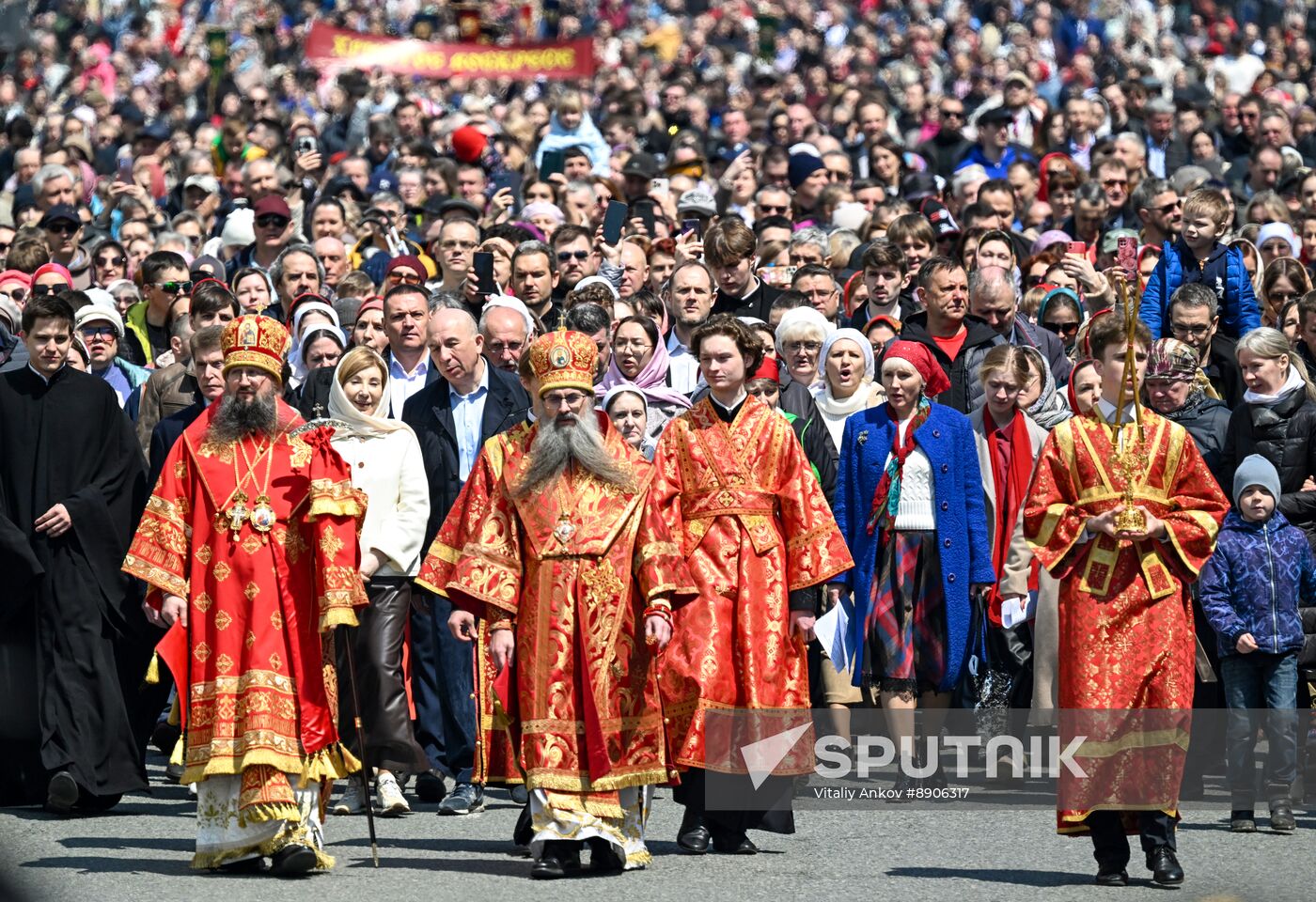 Russia Religion Orthodox Easter Celebrations