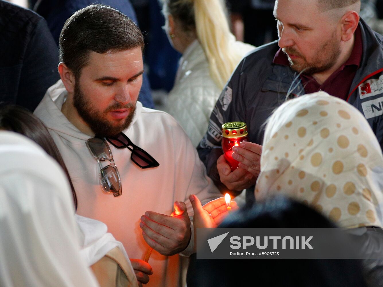 Moldova Religion Orthodox Easter Holy Fire