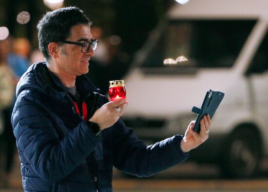 Moldova Religion Orthodox Easter Holy Fire