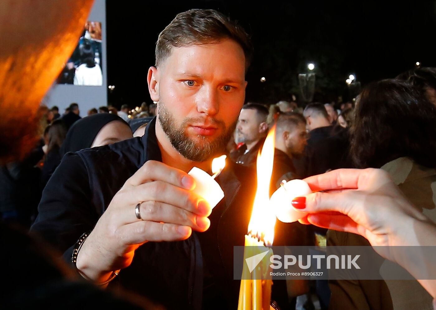 Moldova Religion Orthodox Easter Holy Fire