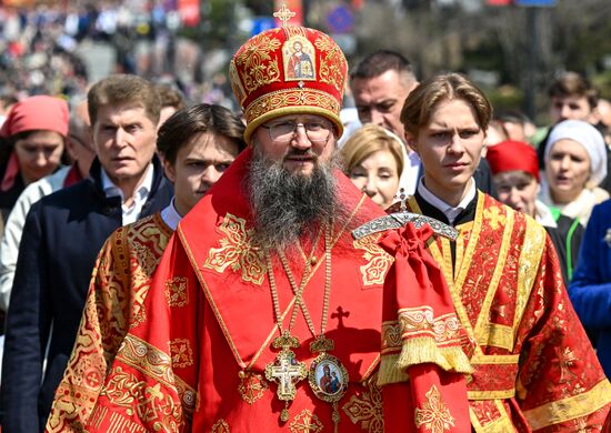 Russia Religion Orthodox Easter Celebrations