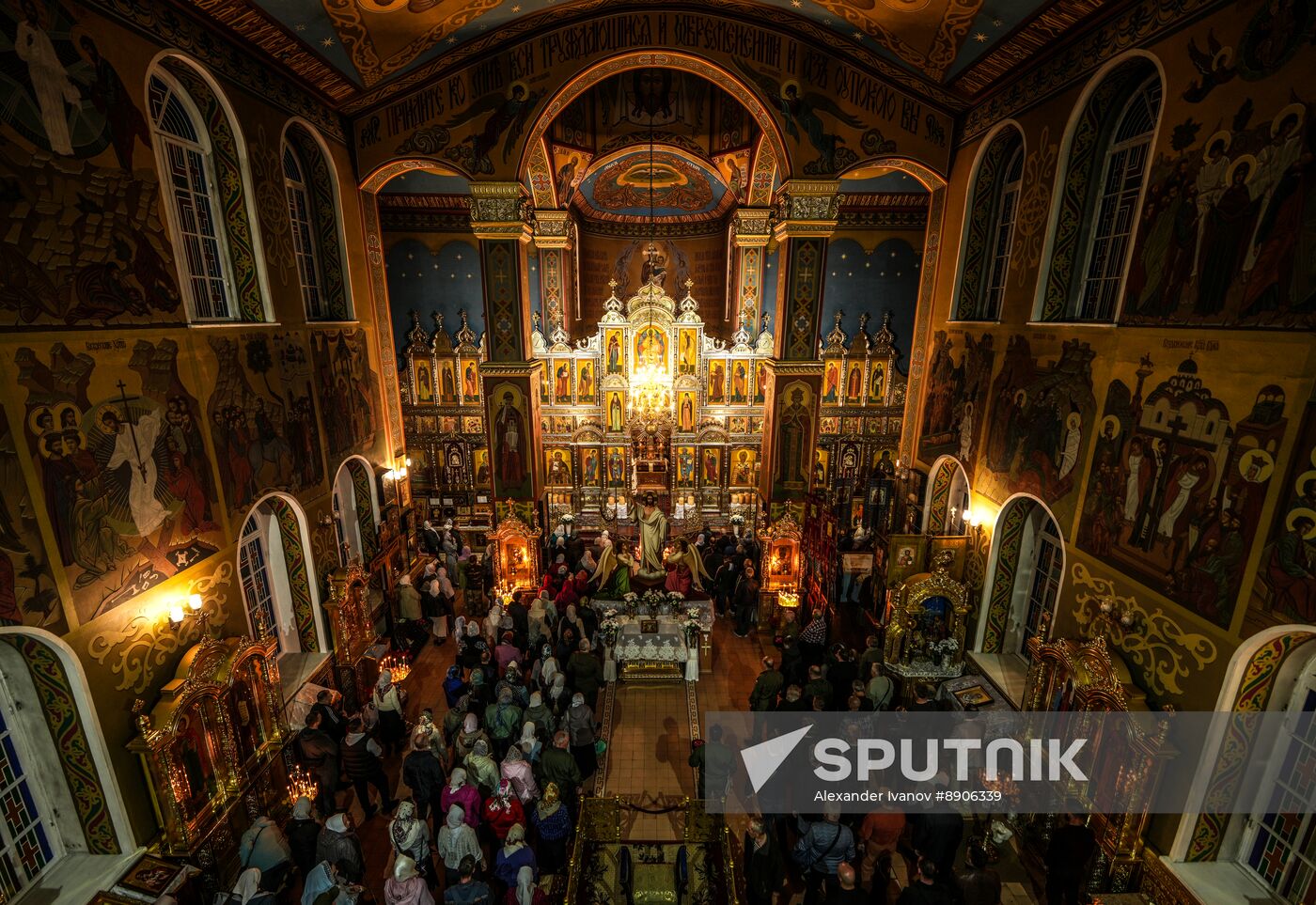 Russia DPR Religion Orthodox Easter