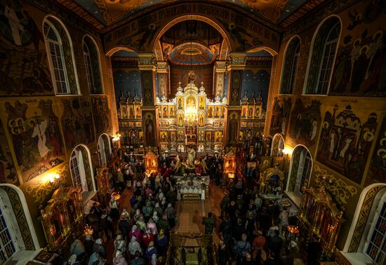 Russia DPR Religion Orthodox Easter