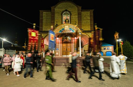 Russia DPR Religion Orthodox Easter