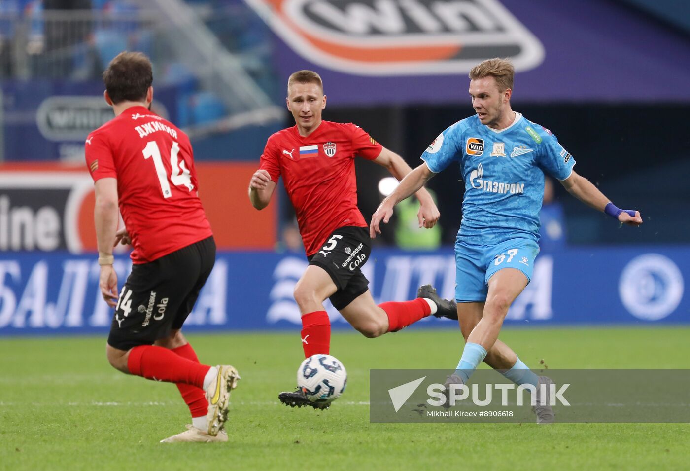 Russia Soccer Premier-League Zenit - Khimki
