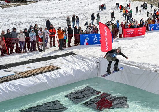 Russia Ski Season Ending Event