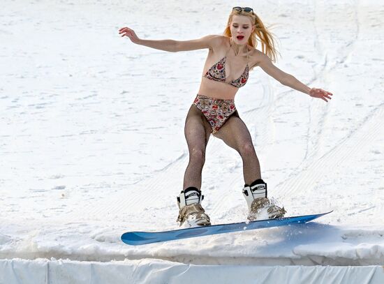 Russia Ski Season Ending Event