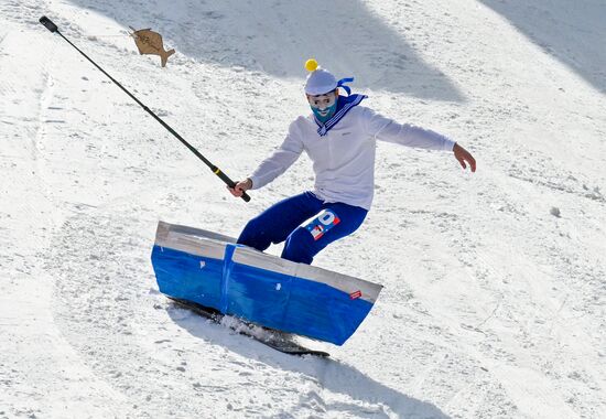 Russia Ski Season Ending Event