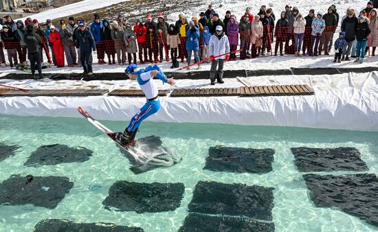 Russia Ski Season Ending Event