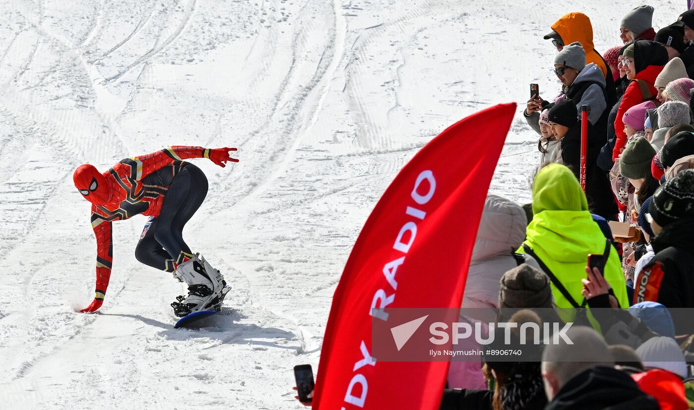 Russia Ski Season Ending Event
