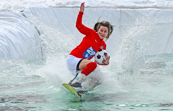 Russia Ski Season Ending Event