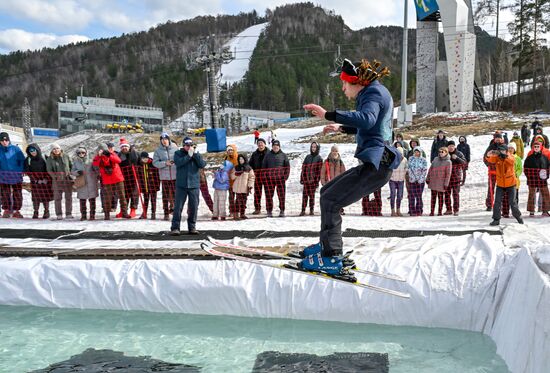 Russia Ski Season Ending Event