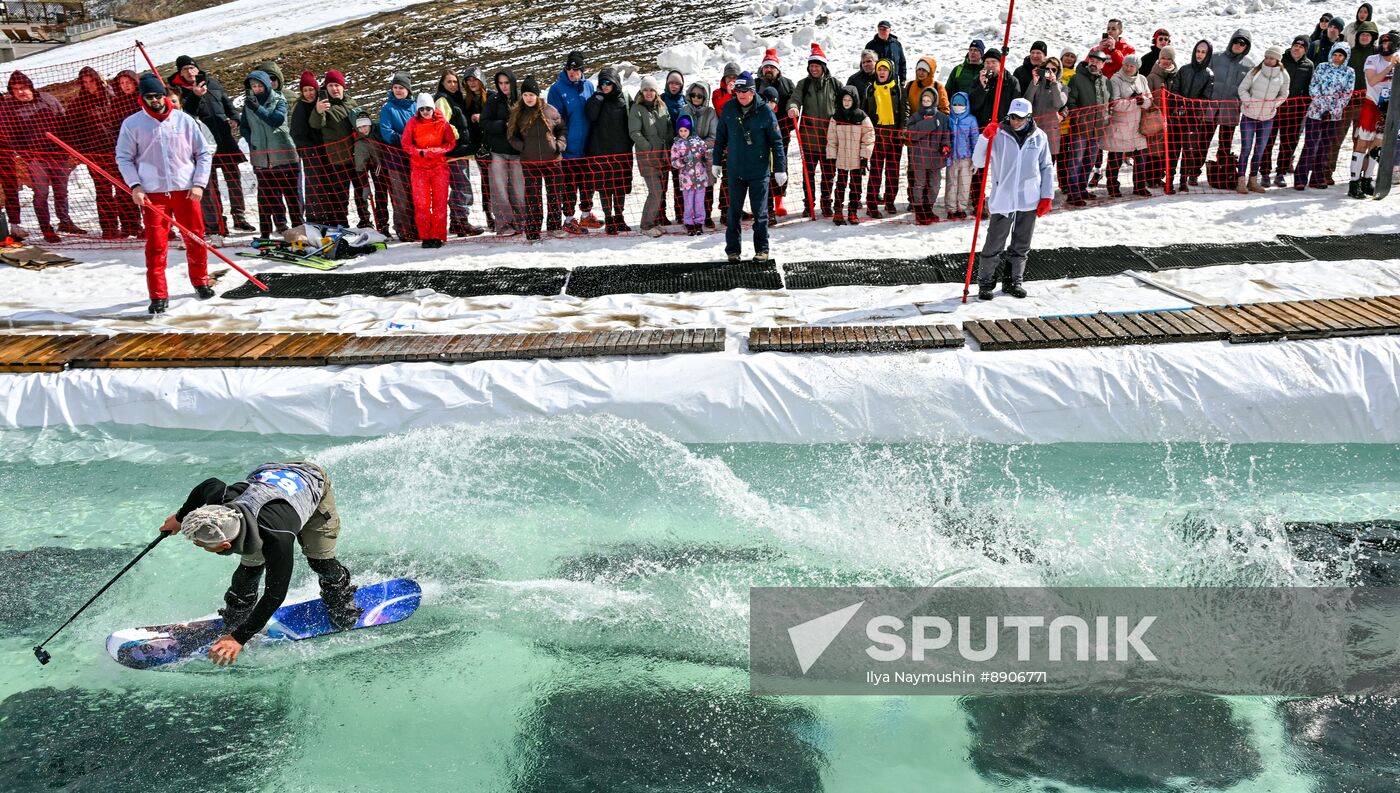 Russia Ski Season Ending Event