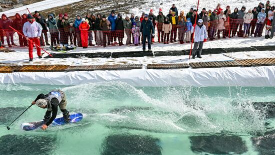 Russia Ski Season Ending Event