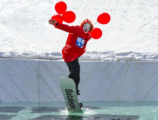 Russia Ski Season Ending Event