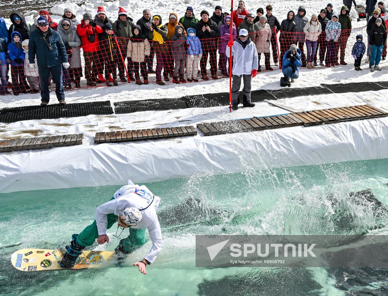 Russia Ski Season Ending Event