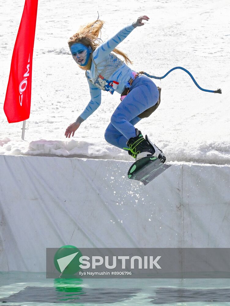 Russia Ski Season Ending Event