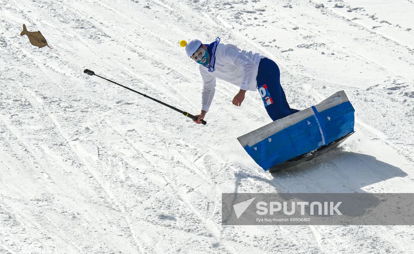 Russia Ski Season Ending Event