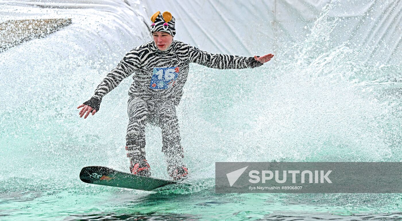 Russia Ski Season Ending Event