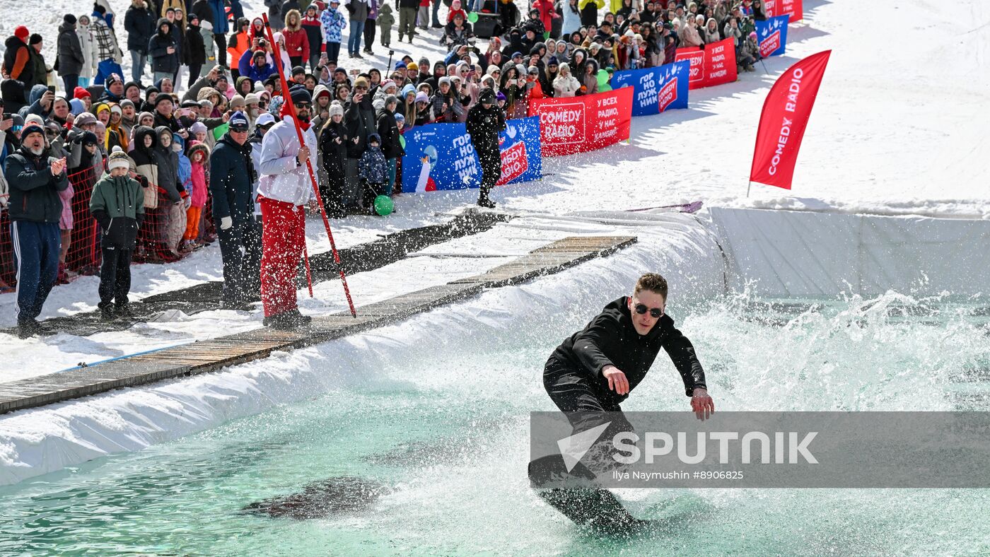Russia Ski Season Ending Event
