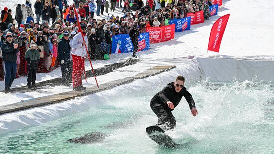 Russia Ski Season Ending Event