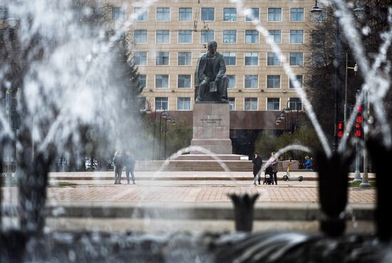 Russia Fountain Season