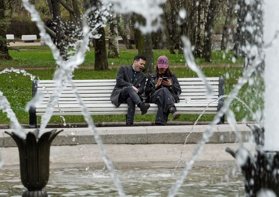 Russia Fountain Season