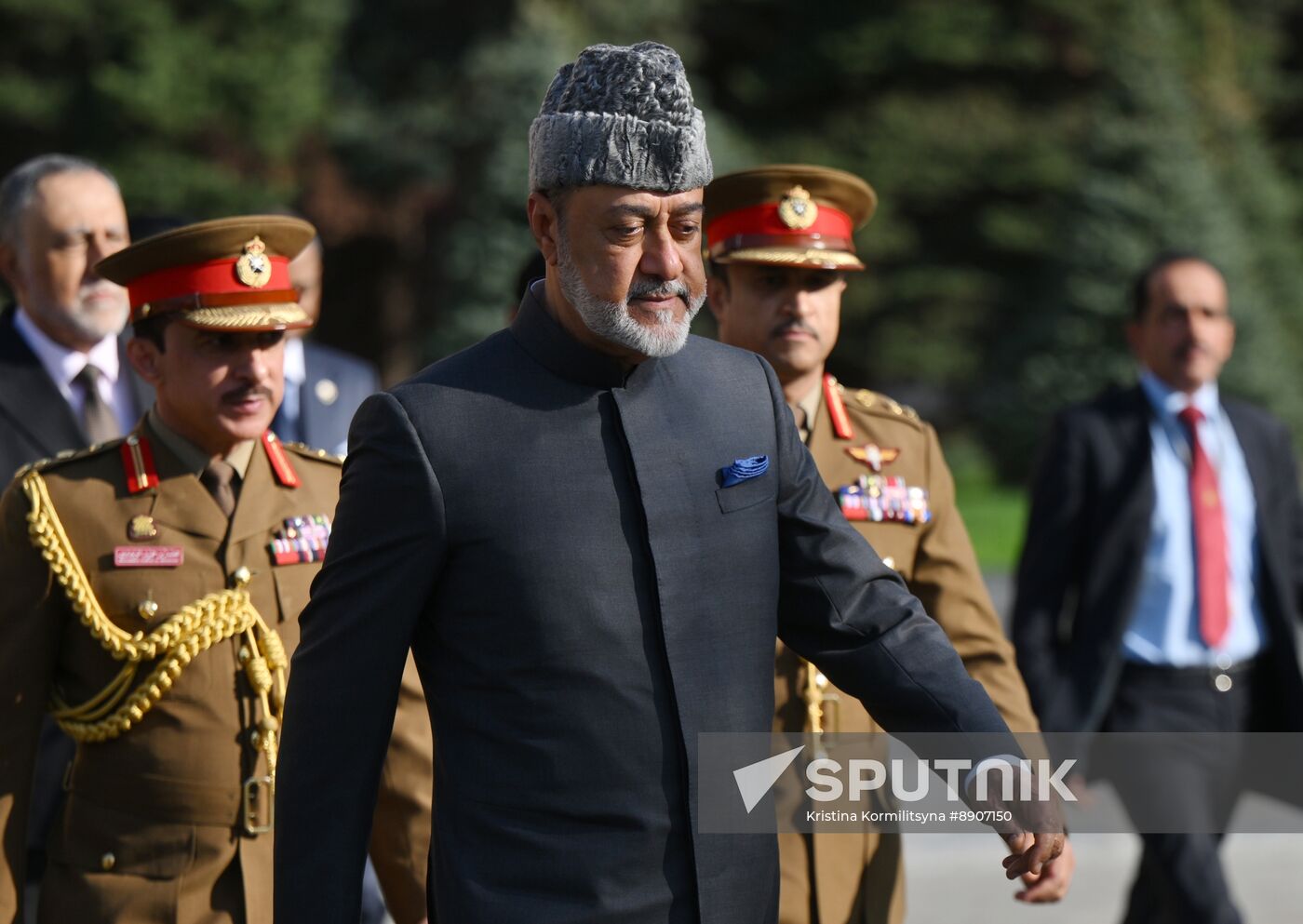 Russia Oman Wreath Laying