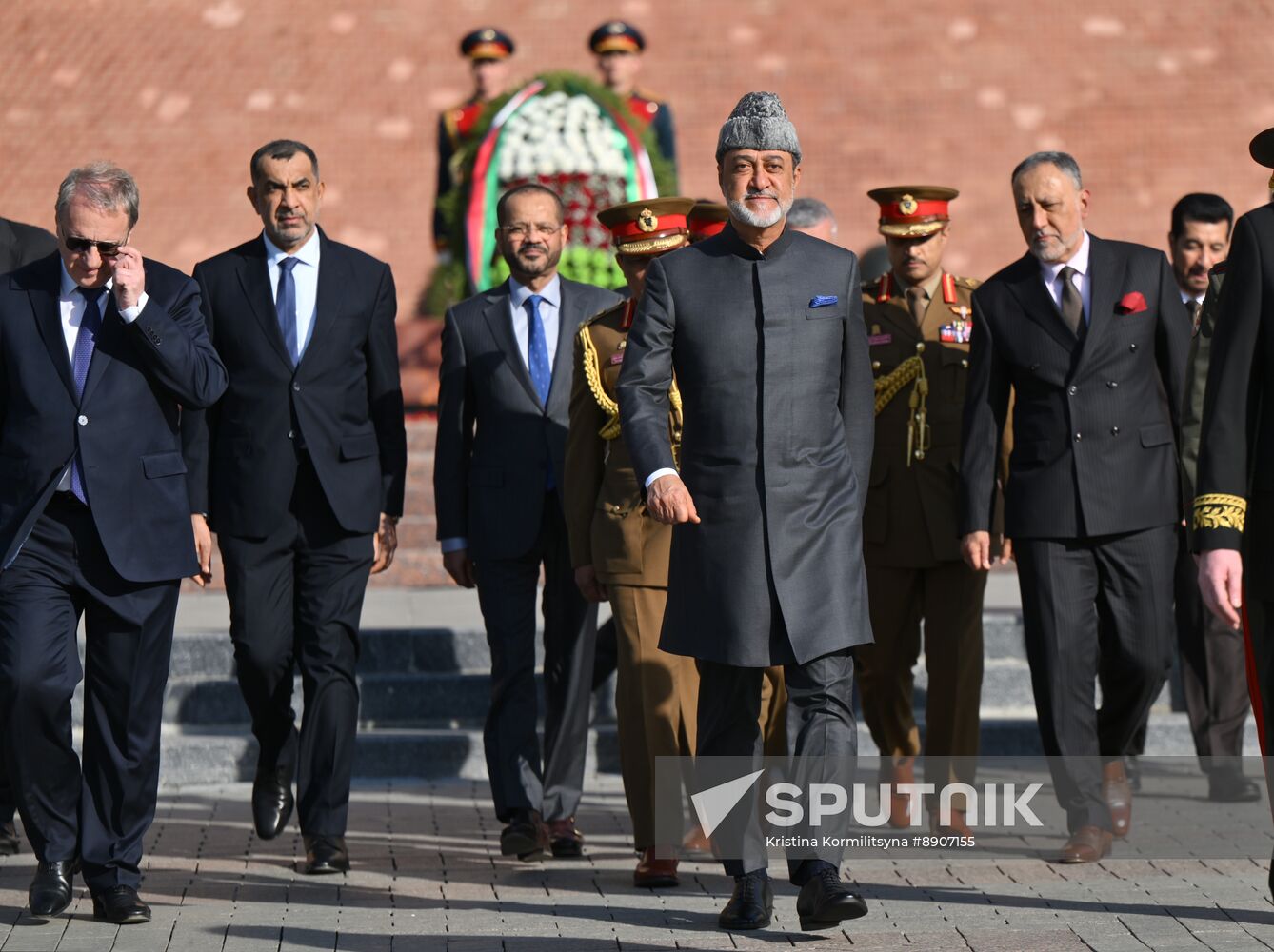 Russia Oman Wreath Laying
