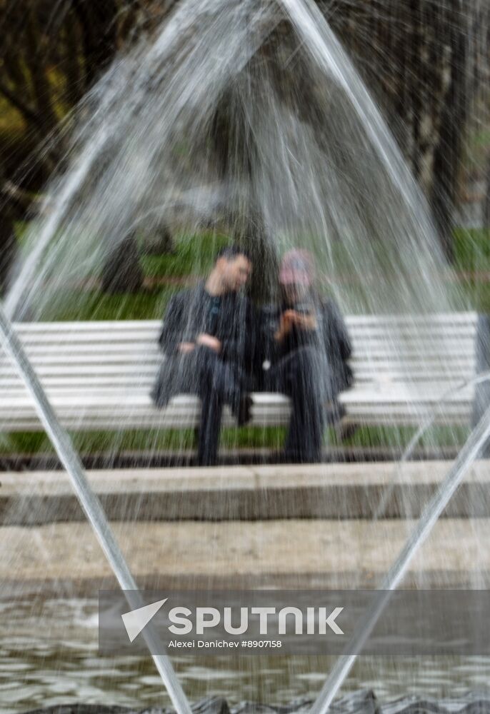 Russia Fountain Season