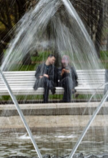Russia Fountain Season