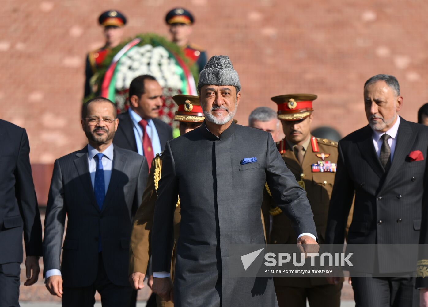 Russia Oman Wreath Laying
