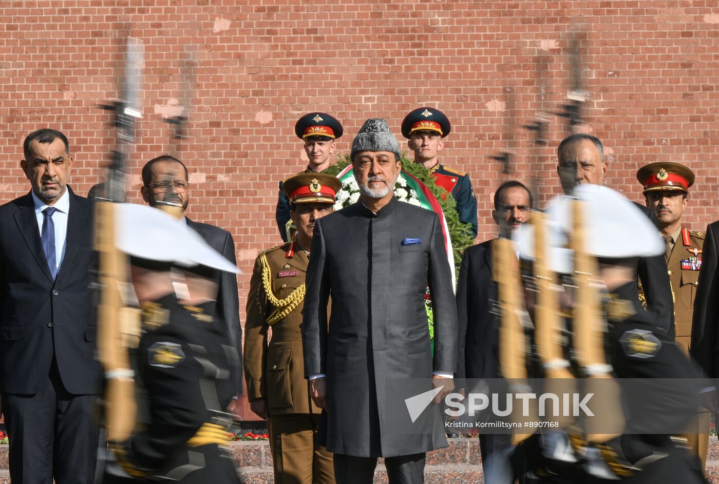 Russia Oman Wreath Laying